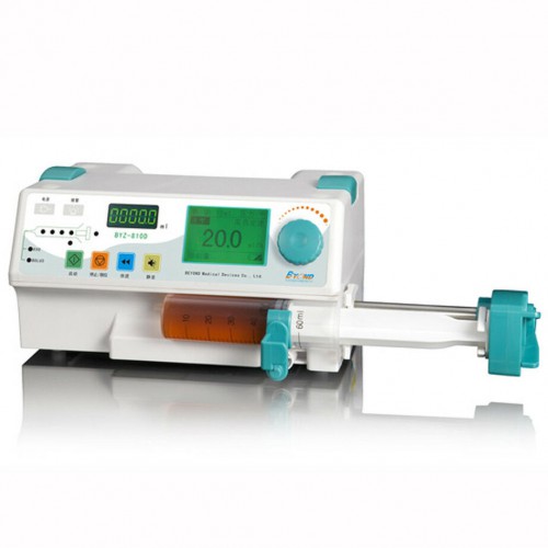 Byond Veterinary Single Channel Syringe Pump with LCD Display and Visual Alarm BYZ-810D