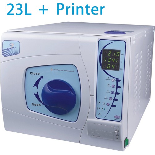 Sun® SUN-II-D 23L Veterinary Autoclave Sterilizer Vacuum Steam with Printer