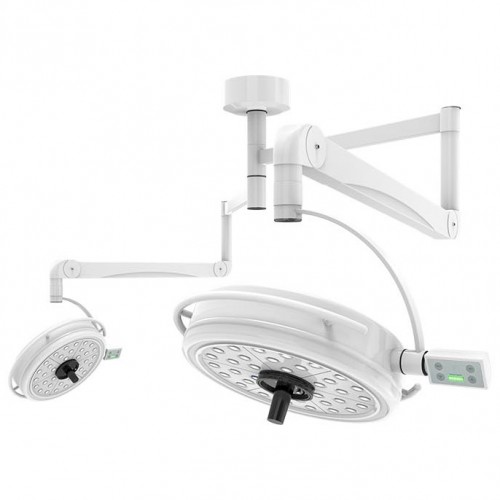 KWS KD-2072B-2 216W Veterinary Two Headed Ceiling LED Surgical Exam Light Shadowless Lamp