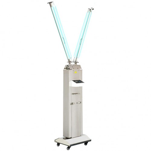 FY 120W-220W Portable UV+Ozone Disinfection Lamp Stainless Steel Trolley