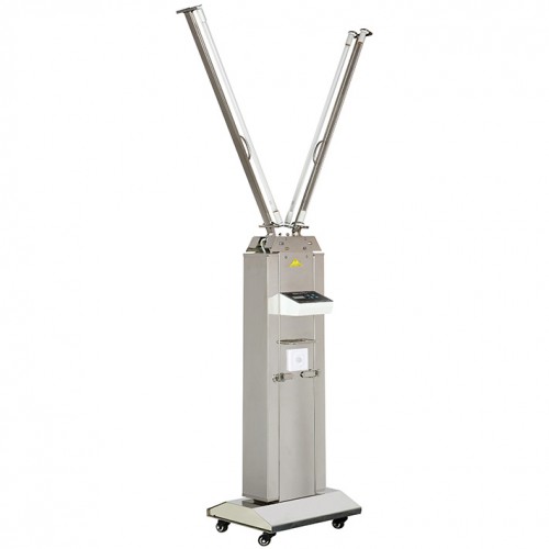 FY UV+Ozone Stainless Steel Trolley Ultraviolet Disinfection Lamp With Infrared Sensor 120W-220W