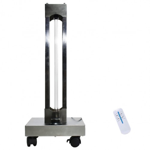 100-300W Ultraviolet Ozone Stainless Steel Disinfection Trolley Ultraviolet Sterilizer Lampe with Radar Sensors