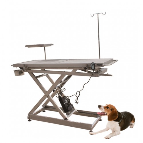 Veterinary Operating Surgery Table WT-02 (Stainless Steel Material,One-sided Tilt)