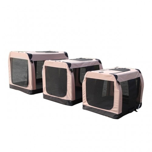 Folding Portable Cat Dog Cage Travel Bag Pet Outdoor Cage