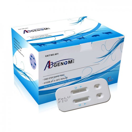 ABGENOME Veterinary Feline Combined Rapid Test Kit FIV Ab FeLV Ag Test