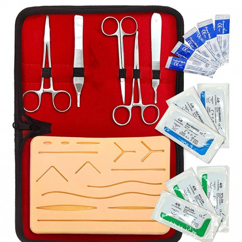 Veterinary Suture Instruments Silicone Suture Practice Tool