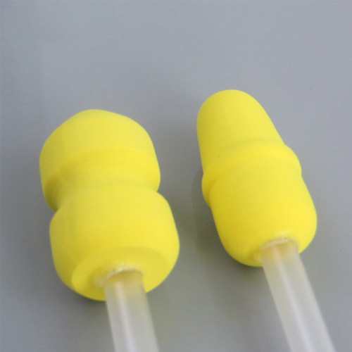 100 Pcs Veterinary Insemination Catheter Pig Artificial Insemination Rod Foam Tip W/O Handle