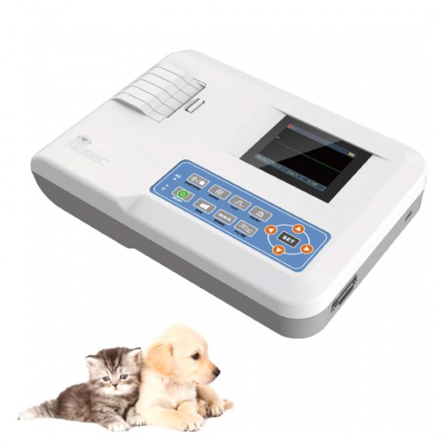 Vet-100G Portable Veterinary Single Channel ECG Machine