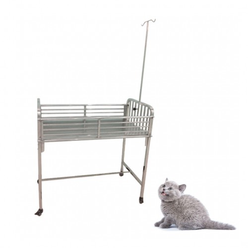 Veterinary Stainless Steel Movable Pet Infusion Table WT-39 With Railing