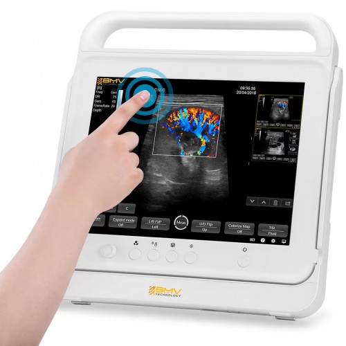 BMV HV-50C Touch Color Doppler System Veterinary Portable Ultrasound Scanner Machine For Animal