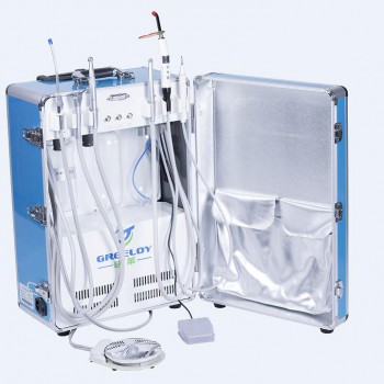 Greeloy® GU-P206 Portable Veterinary Dental Unit (with  air compressor ,curing l...
