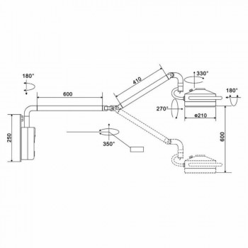 KWS® 36W Hanging Surgical Lights KD-202D-3B