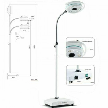 KWS® KD-2012D-3 Veterinary Surgical LED Shadowless Lamp (With Base, Stand Type)
