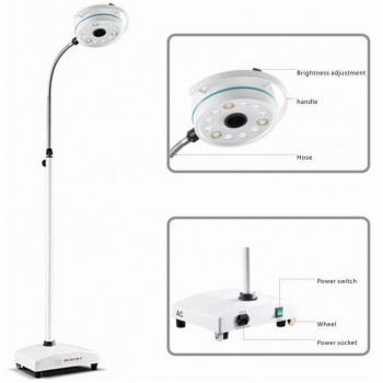 KWS® KD-2012D-3 Veterinary Surgical LED Shadowless Lamp (With Base, Stand Type)