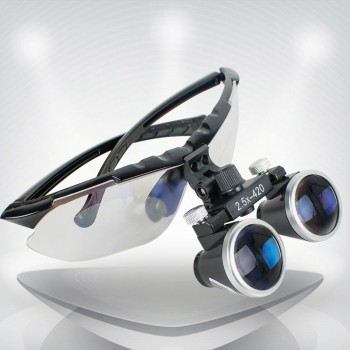 Veterinary Surgical Binocular Loupes 2.5X 420mm Loupe Magnifier