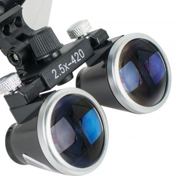Veterinary Surgical Binocular Loupes 2.5X 420mm Loupe Magnifier