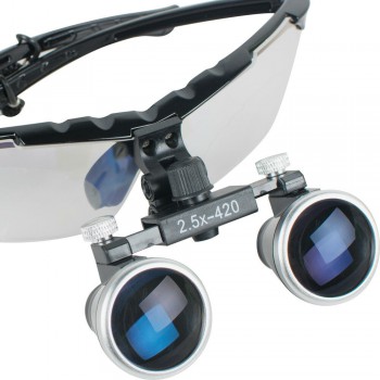 Veterinary Surgical Binocular Loupes 2.5X 420mm Loupe Magnifier