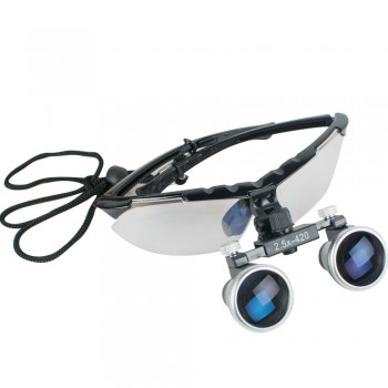 Veterinary Surgical Binocular Loupes 2.5X 420mm Loupe Magnifier