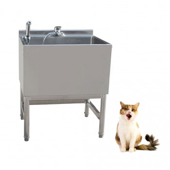 Veterinary Dog  Cat Swimming Stainless Steel Pet Bath