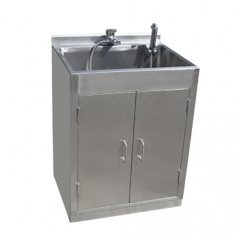 Veterinary Pet Cage Washing Sink Overall 304 Stainless Steel WT-42