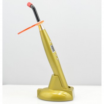 Veterinary 5W Wireless Cordless Dental LED Curing Light Lamp 1500mw Black Woodpecker Style