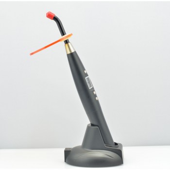 Veterinary 5W Wireless Cordless Dental LED Curing Light Lamp 1500mw Black Woodpecker Style