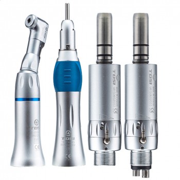 TOSI Veterinary Dental Handpiece Straight Contra Angle Air Motor 2/4Hole TX-414B