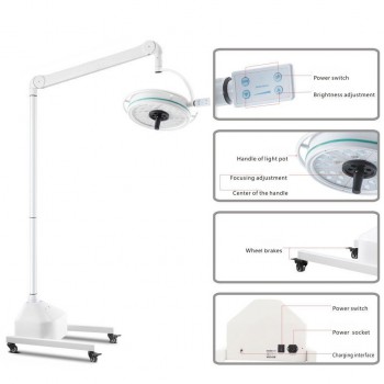 KWS KD-2036D-3 108W LED Veterinary Surgical Shadowless Light