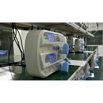 WEGO WGS-1020 Veterinary Double Four Channel Syringe Pump for Medical Use