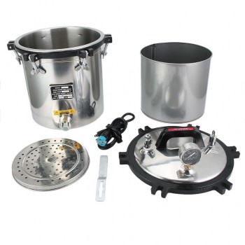 18L Veterinary /Dental/ Tattoo Autoclave Sterilization High Pressure Steam Sterilizer