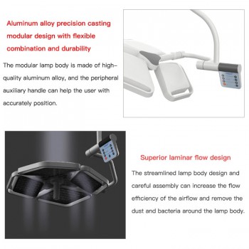 HFMED HF-L3+3 Veterinary Led Surgical Light Ceiling Operation Lamp CE ISO FDA Approved