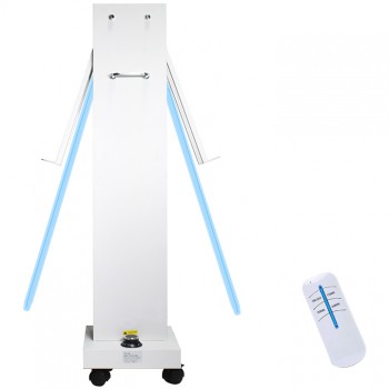 300W Ultraviolet + Ozone Disinfection Lampe UVC Sterilizer Trolley with Radar Sensors