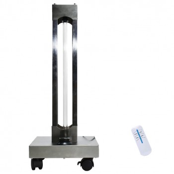 100-300W Ultraviolet Ozone Stainless Steel Disinfection Trolley Ultraviolet Ster...