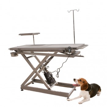 Veterinary Operating Surgery Table WT-02 (Stainless Steel Material,One-sided Tilt)