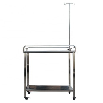 Mobile Simple Pet Infusion Table WT-35 Height can be adjusted (Stainless Steel Material)