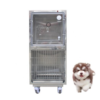 Veterinary Professional Oxygen Cages Stainless Steel oxygen chamber animal cage ...