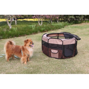 Folding Pet Playpen Camping Tent Pet Cages