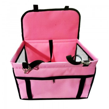 Folding Portable Pet Car Booster Seat For Outdoor Travel