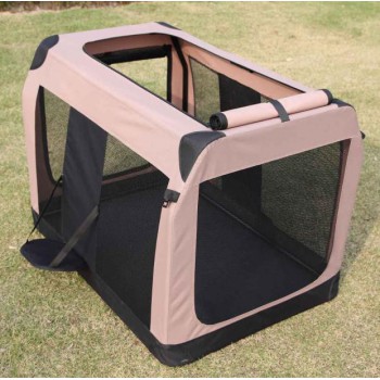 Folding Portable Cat Dog Cage Travel Bag Pet Outdoor Cage