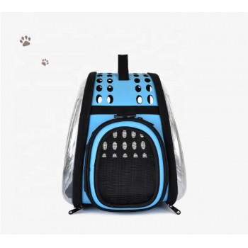 Transparent Portable Foldable Bag Soft Dog Cat Bag Pet Carrier Travel Box