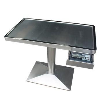 Veterinary Examination Table Pet Treatment Table WT-23 With Weighing Scale (Stainless Steel Material)