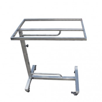 Veterinary stainless steel surgical instrument trays cart