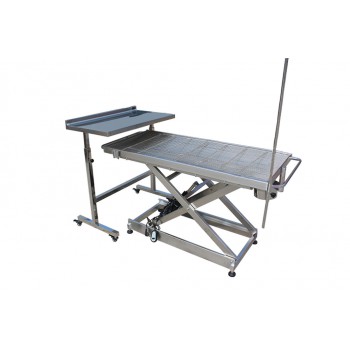 Veterinary Operating Instrument Vehicle Stainless Steel Lifting Surgical Auxiliary Table