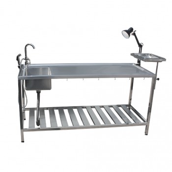 Veterinary Stainless Steel Anatomy Table Pet Animal Dissection Table WT-38-1