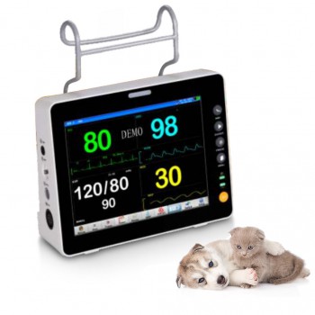 Veterinary Portable Patient Monitor Vet Vital Signs Monitor for Cats And Dogs