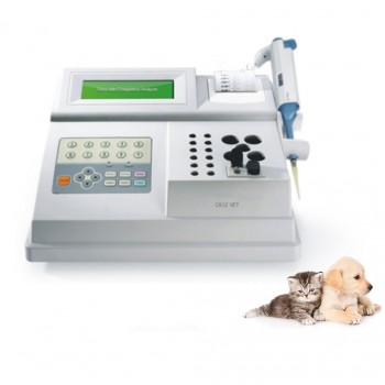 Portable Veterinary Coagulation Analyzer Double Channel Animal Coagulation Analy...