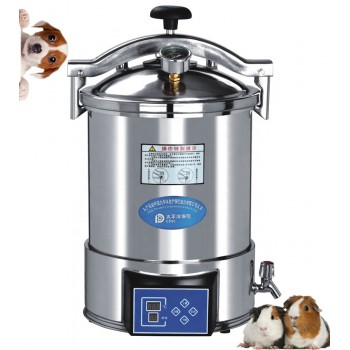Veterinary Portable pressure steam autoclave sterilizer LED display automation WTA-18/24HDD veterinary equipment