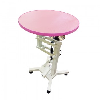 Pet Pneumatic Grooming Round Table High Adjustable Rotatable Table-top for Cat Dog Small Animal WN-209