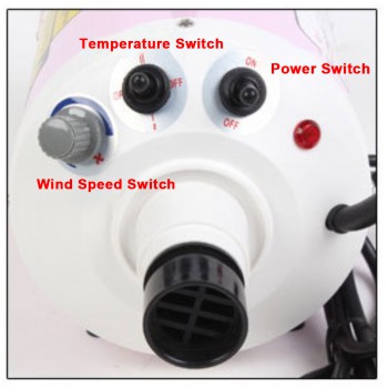 Animal Grooming Hair Blow Dryer Pet Desktop Hair Dryer For Dogs Cat WET-504