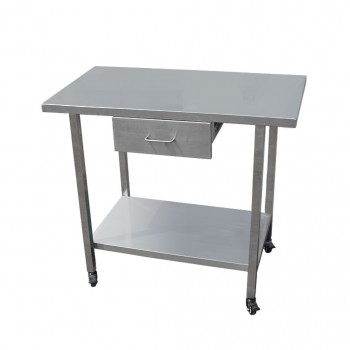 Veterinary Examination Table Pet Treatment Table WT-25 With Drawer (Stainless Steel Material)